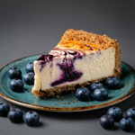 Blueberry Swirl Cheesecake