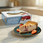 Strawberry Swirl Cheesecake